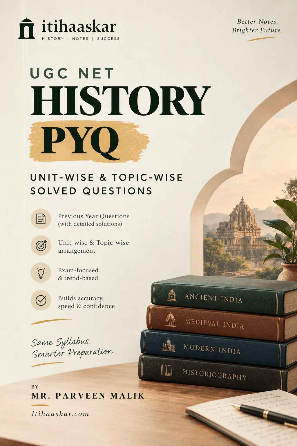 UGC NET History PYQ Book: Unit-wise & Topic-wise Solved Questions — cover